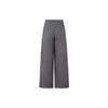 Adidas Originals Oversized Track Pants With Three-Stripe Color Block Women Bottoms Dark-Grey JJ3360