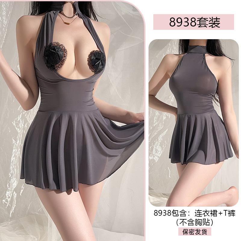 Erotic Lingerie, Sexy and pure, red no-take dress, Hot 2D uniform, Tempting pajamas 8938
