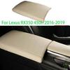 For Lexus RX350 450h 16-2022 Beige Leather Console Armrest Box Molding Pad Trim