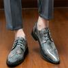 Britain Gentleman Designer New Pointed Shiny Patent Leather Flats Shoes For Wedding Casual Loafers Formal Dress Footwear