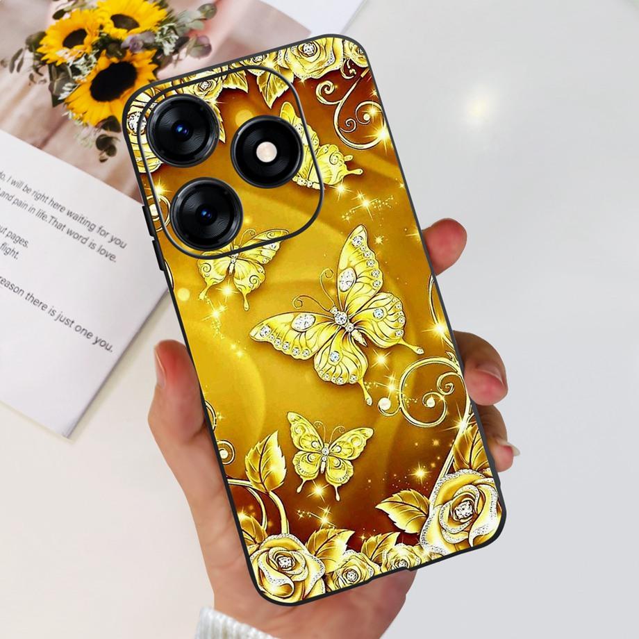 For Tecno Spark 10 10c 10 Pro Phone Case Spark10 KI5k KI5m KI5q KI7 Back Cover Soft Transparent TPU Slim Funda Dragon Astronaut
