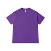 Gram heavy solid color crew neck T-shirt loose men's and women's same group clothes short-sleeved fashion versatile cultural shirt