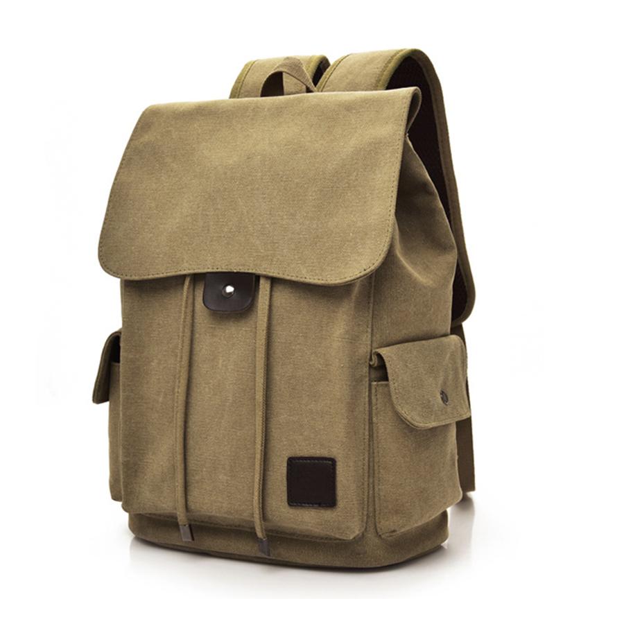 Nuovo zaino da uomo in tela di alta qualità, grande borsa a tracolla per la scuola, zaino per ragazzi, borse da viaggio alla moda, borse semplici alla moda