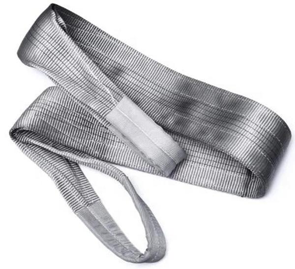 Safety Factor Grey Color Lifting Webbing Sling Manufacturer Hot Sell Product Crane Polyester Webbing Slings