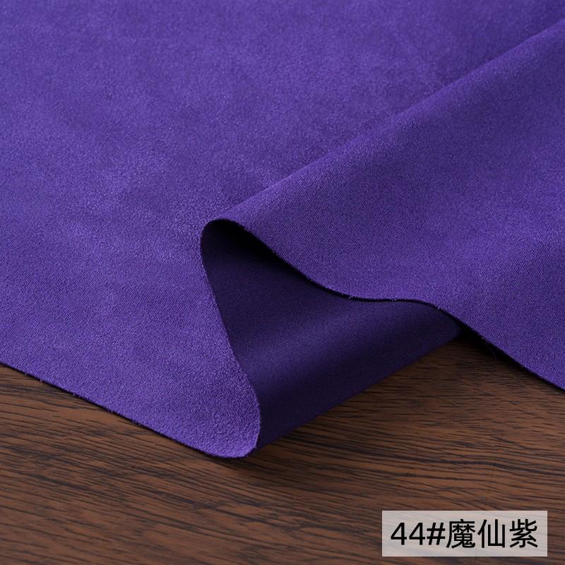 Suede Knitted Air Layer Fabric Brushed Elasticity High Quality Soft Smooth Delicate for Sewing Clothes 860g/m