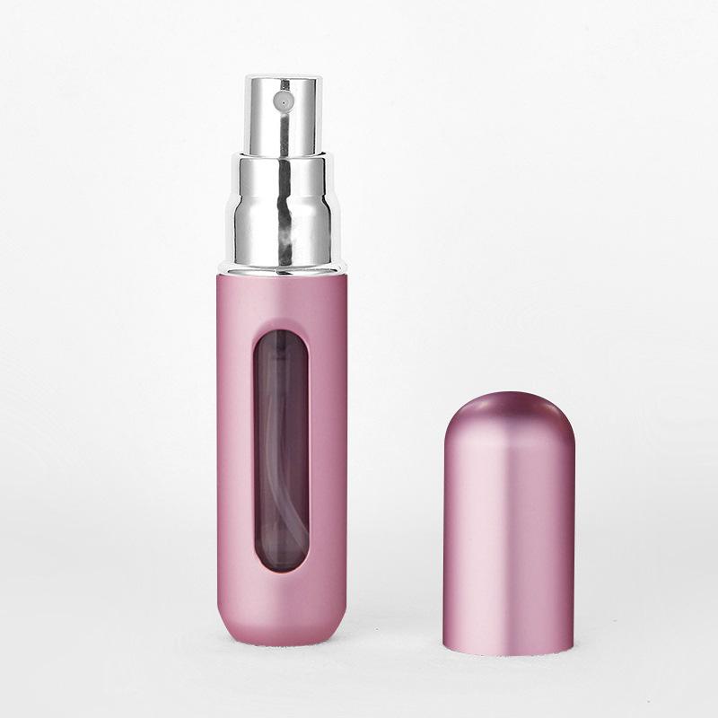 Candy Color Mini Travel Portable Bottom Filling Perfume Bottle Liquid Sub-Bottling Fine Mist Spray Refillable Jar Empty Cosmetic