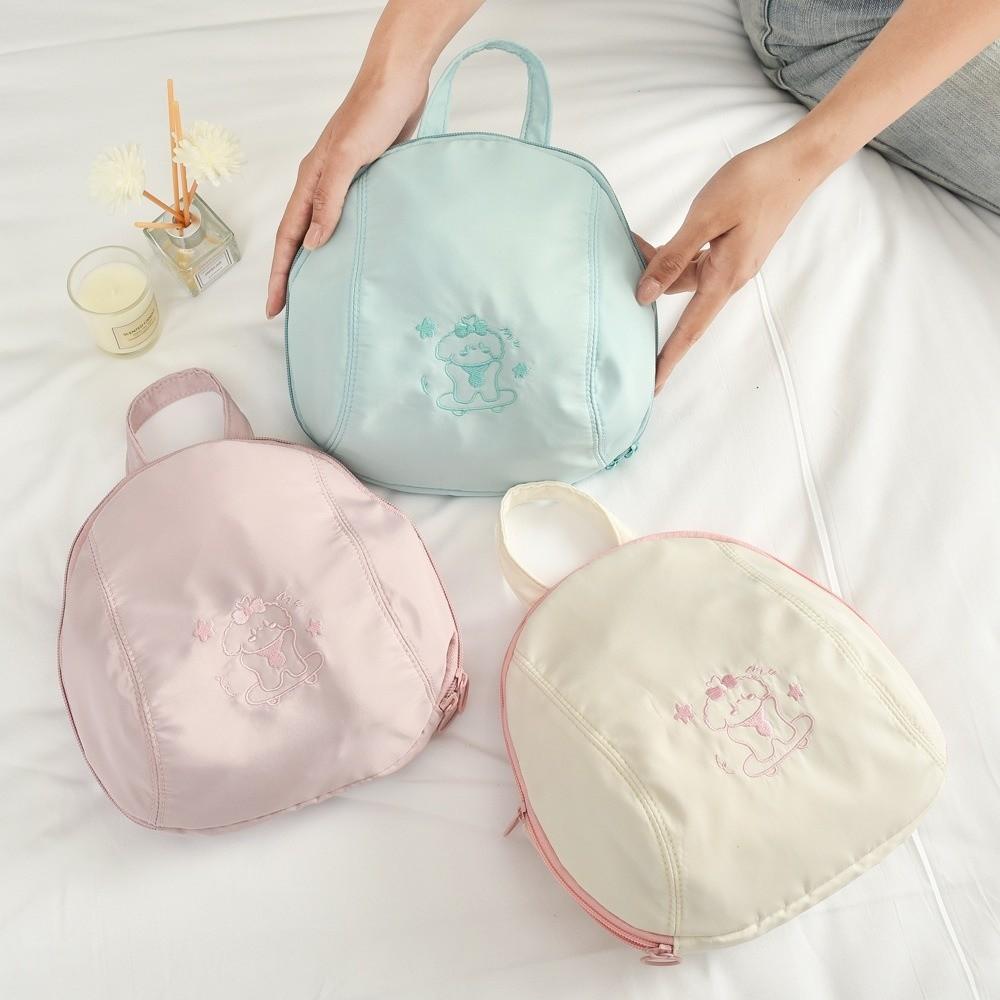 

Polyester Bra Socks Divider Bag Cartoon Underwear Bra Organizer Cute Underwear Storage Bag білий