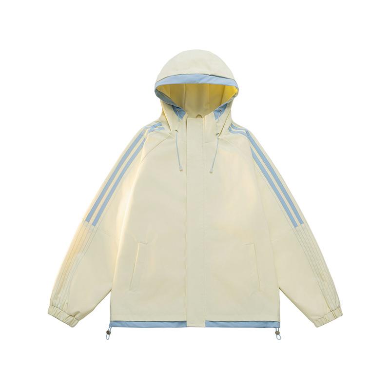 Jacket Men and Women with The Same Section of The New Spring and Autumn Tide Ins Hundred Dopamine Couple Paragraph Jacket Men