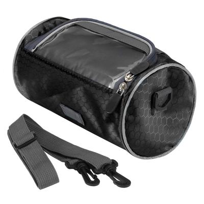 Wasserdichte Fahrradlenkertasche Fahrradvordertasche Touchscreen-Handyhaltertasche Rucksack Umhängetasche MTB Fahrradaufbewahrungstasche