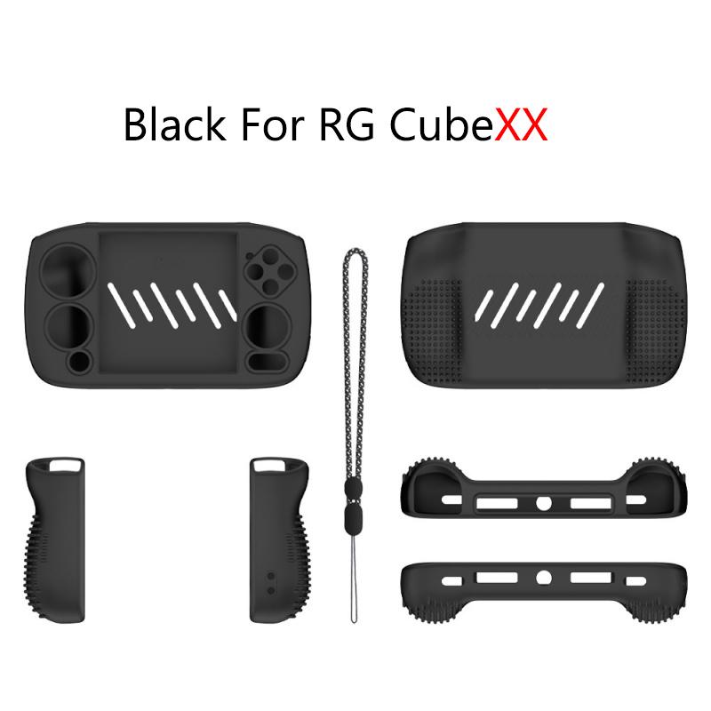 Silicone Case Protective Case for Anbernic RG CubeXX Protective Shell Anti-Scratch Protector for RG Cube Game Accessories