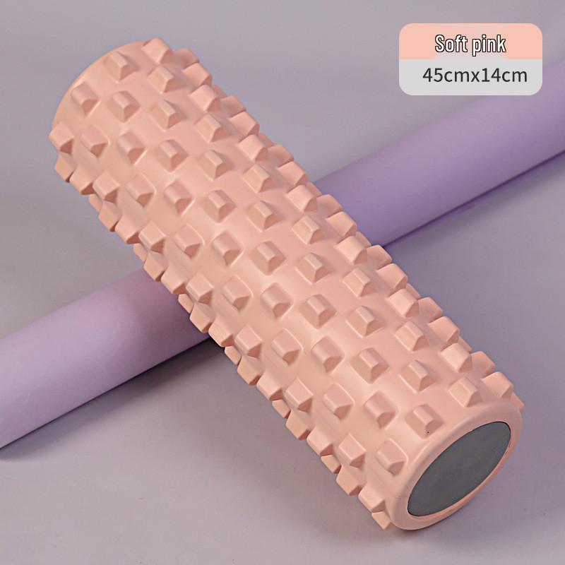 Zf1 45cm 2-in-1 Foam Roller & Wolf Teeth Stick for Yoga, Fitness, Muscle Massage & Stretching