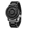DOM Black Technology Men's Waterproof Quartz Watch with Roman Numeral Dial and Steel Ball Magnetic Levitation.