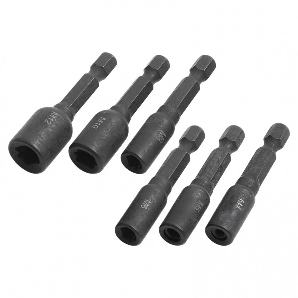 Screw Tap Socket Holder Extension Bar 412mm Set of 6 for Professional Use