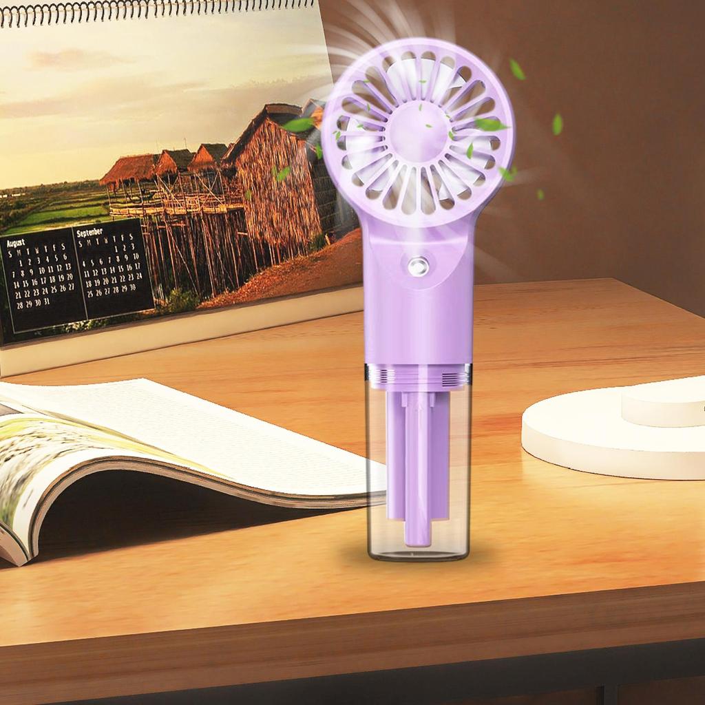 Portable Misting Fan Rechargeable USB 4 Speeds Portable Mist Fan Household Electricity And Equipment For Summer Beach Camping