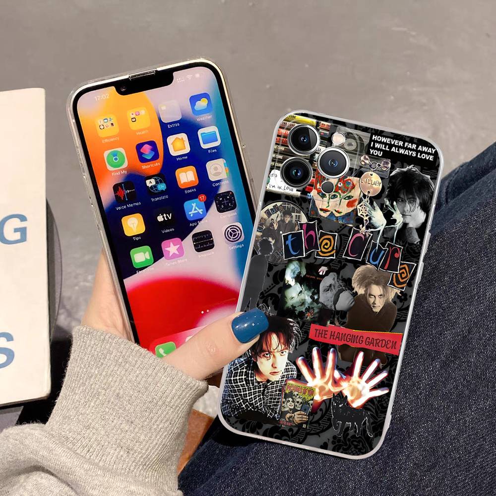 Rock Band THE C-CURE Music For IPhone 11 12 13 14 15 16 17 Pro Max Plus Air Transparent Clear Shockproof Case