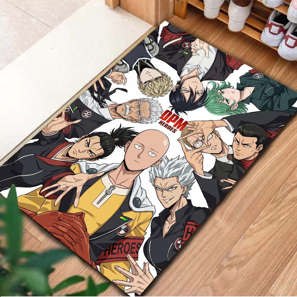 One Punch Man Carpet Floor Mat Home Room Decor Washable Non Slip Large Area Gamer Bedroom YUN6512