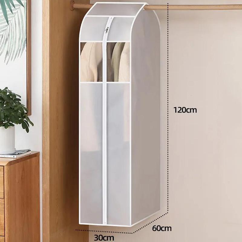 Three-dimensional Bedroom Dust Cover Large Space Thick Clothes Down Jacket Dust Cover Semi-transparent Clothing Dust Cover