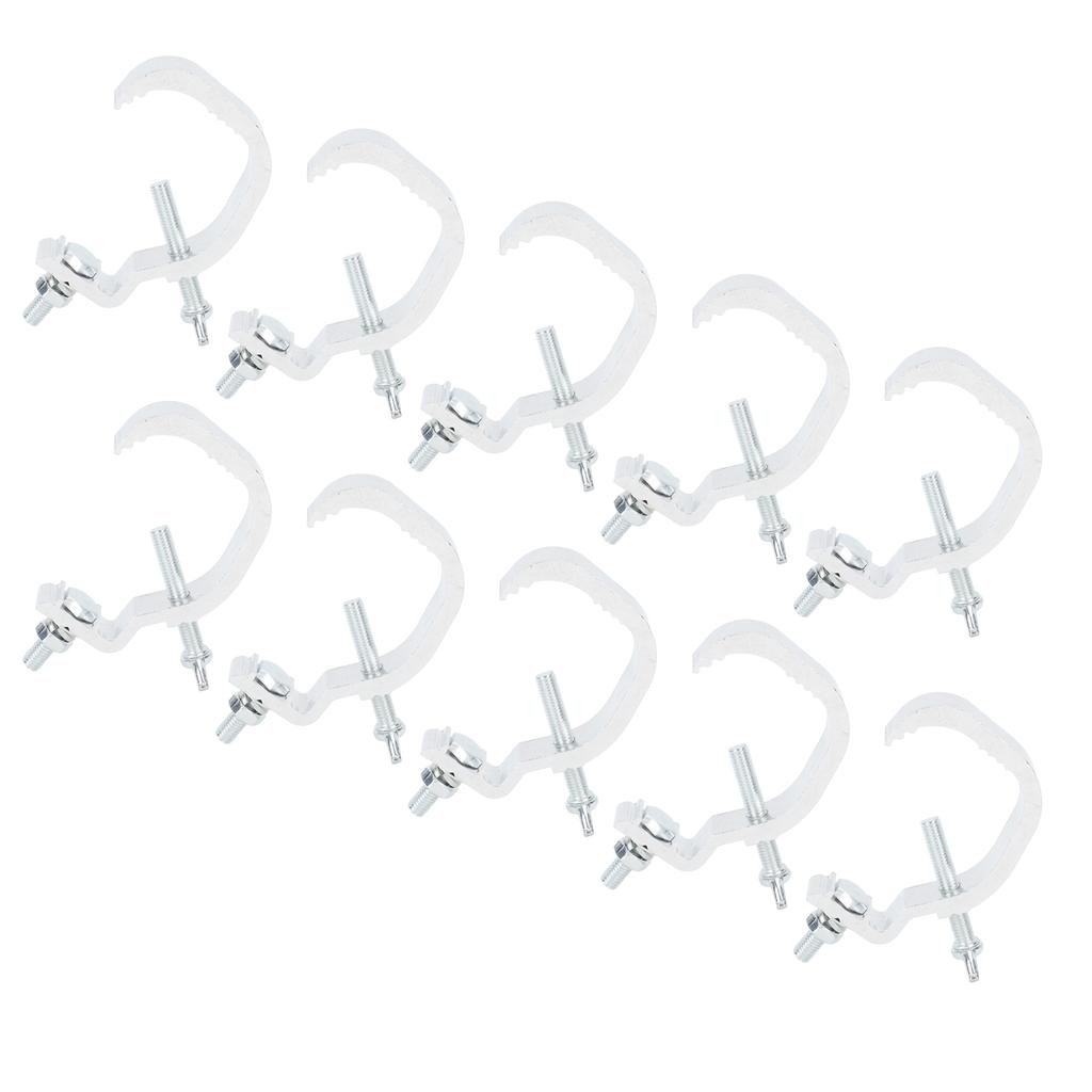 Stage Light Clamp Safe Large Load Bearing Cast Aluminum Stage Lamp Hook Kit for Moving Head Light 10pcs