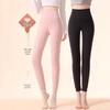 Women's Thick Wool Base Layer Pants: 100% Lambswool, Velvet Lined, Suitable As Outerwear, Warm for Autumn and Winter