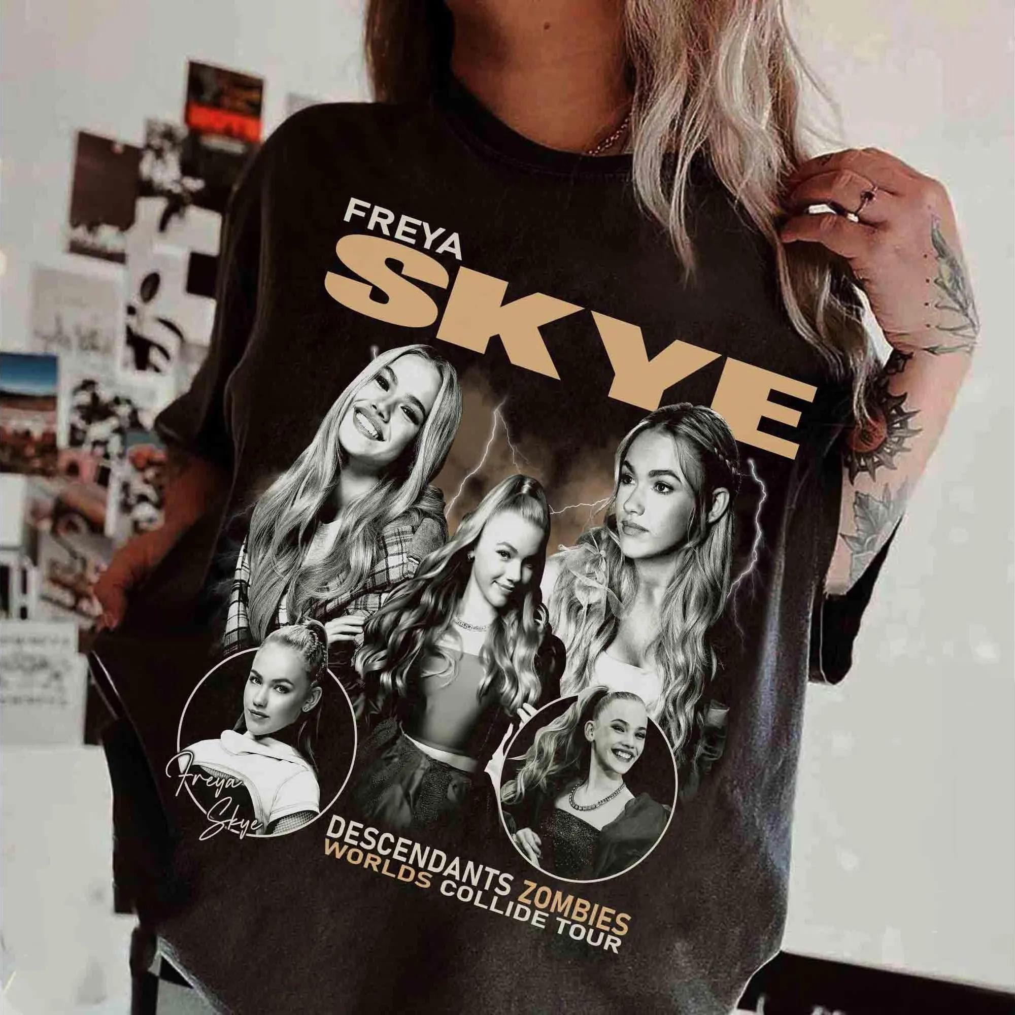 

Freya Skye Tshirt Descendants World War Z Tour Tshirt Descendants Concert Tshirt 2025 Summer Music Festival Tshirt S
