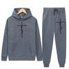 2026 Men's Hooded Sweatshirts and Men Pants Casual Men's Tracksuit Sportswear Autumn Winter Men Suit Men's Clothing Leisure Sets Male
