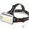 Rechargeable Outdoor Headlamp: Strong Spotlight & Floodlight for Camping and Night Riding