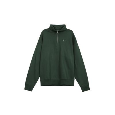 Solo Swoosh 1/4 Zip Sweatshirt (Asia Sizing) 'Green' Men's DQ5210-323