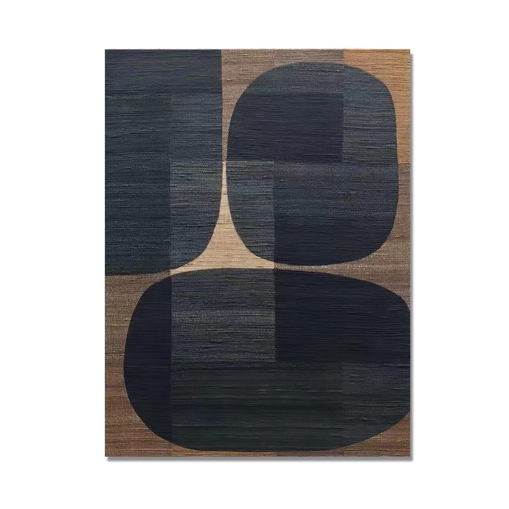 

Абстрактные ретро черные геометрические постеры и принты холст картины куадрос настенные художественные картины для гостиной домашний декор 21X30cm No Frame