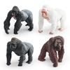 Kids Safari Animal Figurine Pvc Simulated Silverback Gorilla For Learning And Collection