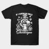 Men Black Print T-shirt If I Shenan Once I’Ll Shenanigan No-Cut Transfer Paper Print Cotton Tshirt