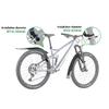 Parafango MTB RBRL a sgancio rapido Allargato Parafango Bici 24-29 Pollici Parafango Durevole per Bicicletta Protezione per Ruota Anteriore Posteriore Bicicletta