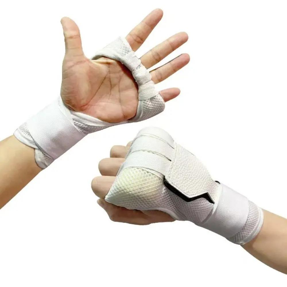 Stoßdämpfender Kampf-Handwickel Polyester Trainingsschutz Enganliegend Boxhandschuhe Sanda