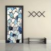 2pcs Creative Mosaic Wall Stickers for Living Room, Entrance, and Bedroom Decor - Self-Adhesive Waterproof Tile Fragments Art De