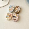 Portable Lens Companion Box Compact Cute Cartoon Lens Box Contact Lens Case Pp Material For Backpack Work Daily Home Storage