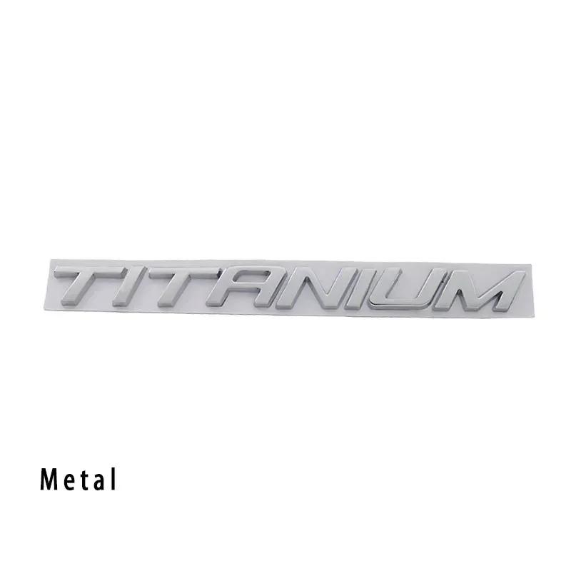 3D TITANIUM for US American SUV Off ORoad car trunk Nameplate Decal Emblem Badge Sticker