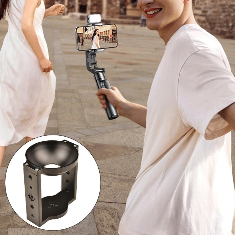 Half Ball Flat To Bowl Adapter Converters for Camera Tripod Fluid Head Cradle Camera Slider Photo Studio