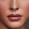 Inele Clicker Septum Spike Titan F136 G23 16G Inele Piercing Septum cu Balama Inele Nas Cercuri Cartilaj Helix Tragus Cercei Bijuterii Body