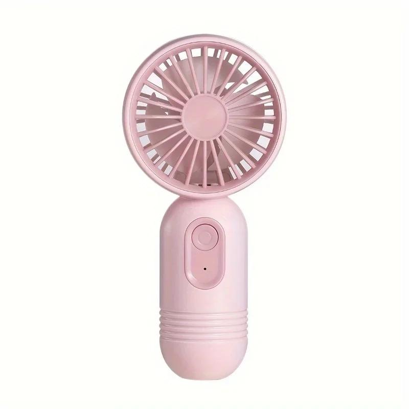 Mini Portable Fan USB Charging 3-speed - Handheld Fan for Men and Women Suitable for Office, Outdoor Travel, and Camping