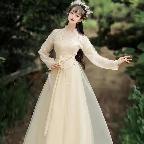 Dámské krásné a elegantní Hanfu