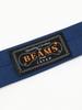 Beams Plus Silk Solid Rep Free 38440017107 Men's Tie, Blue, Size,