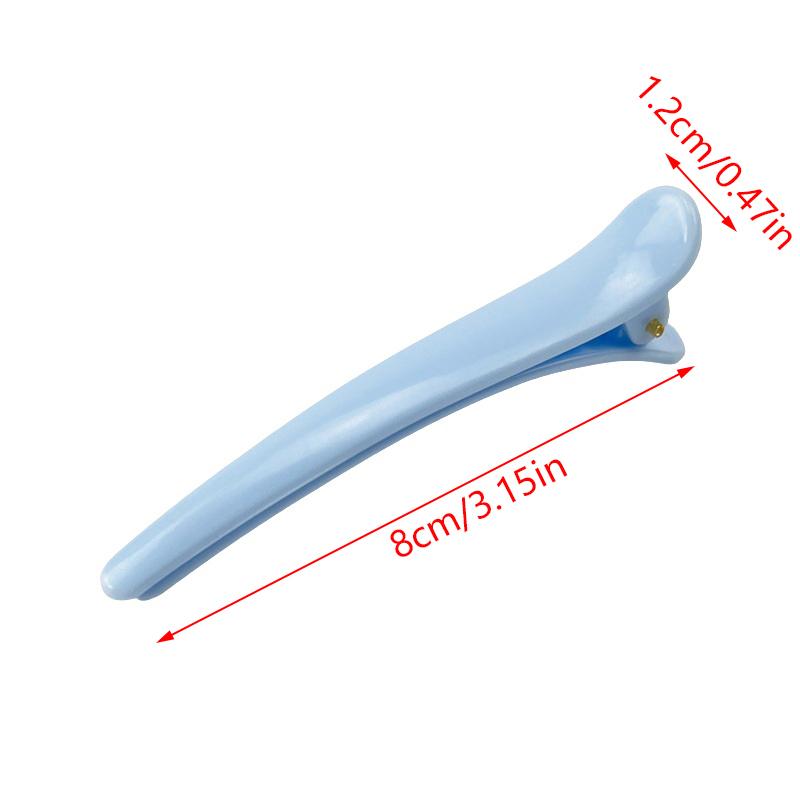 20Pcs Candy Colors Duckbill Clip Professional Hairdressing Salon Hairpins Plastic Diy Hair Care Hair Clamps Styling Tools