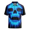 Men's Halloween Printed Short Sleeve T-Shirt Graphic Tee for Casual Wear