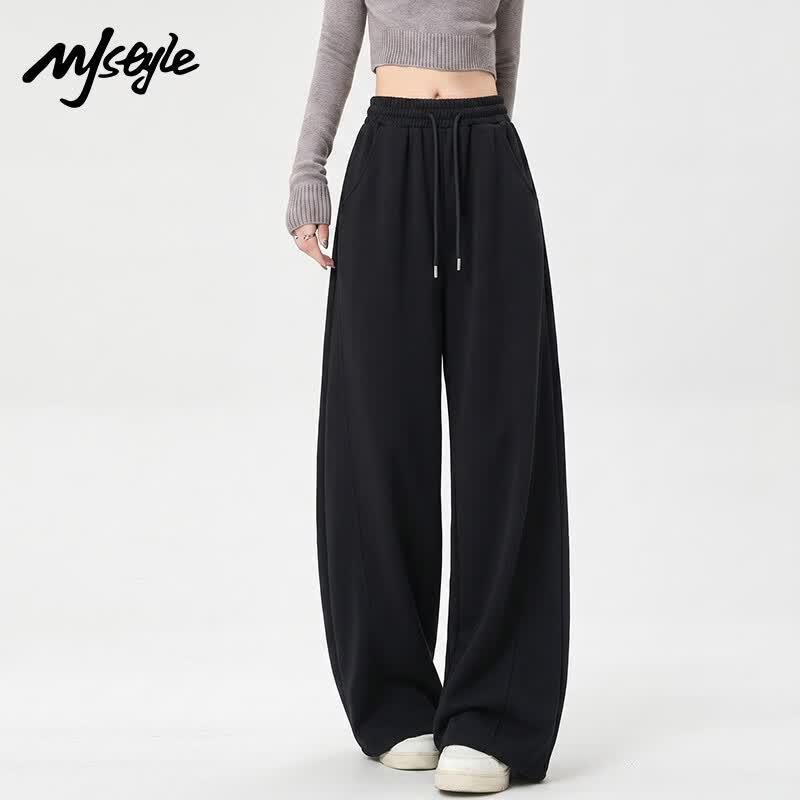 MJ STYLE Women's Loose Fit High-Waist Tapered Joggers