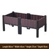 Multi-layer Space-saving Rectangular Planter Box for Indoor/Outdoor Vegetable Gardening