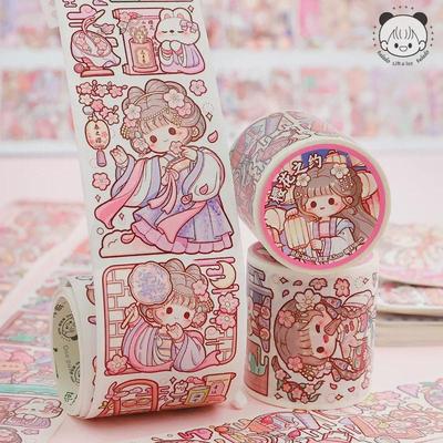 Sakura Date Heart Handbook Tape - Set Rotolo Completo, Nastro Washi Giapponese per Ragazze