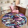 Jinx Print Round Rug, Washable Floor Carpet, For Entryway Dorm Laundry Room Office Study, Home Decor Birthday Christmas Gift