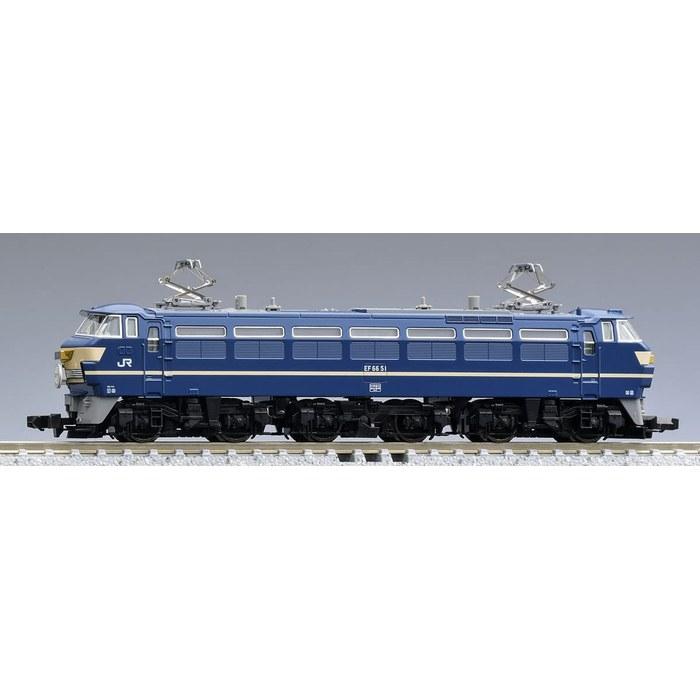 TOMIX N Gauge JR EF66 Electric Locomotive & Blue Train Set 98388