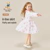 Classic Teddy Girls' Cotton Floral Princess Dress