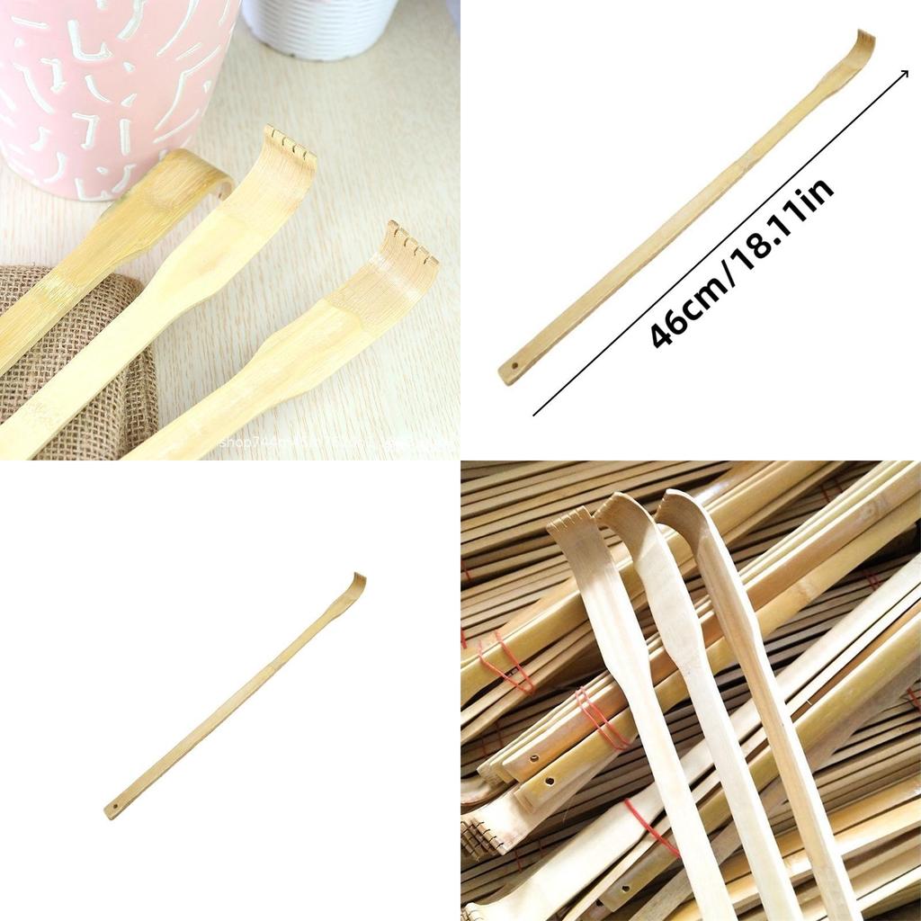 Bamboo Back Scratcher For Itchy Skin Relief Durable And Effective Tool For Back Itching