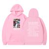 New Spring and Autumn American High Street Kanye Men's and Women's Same Spoofing Character Graffiti Alphabet Hooded Sweater